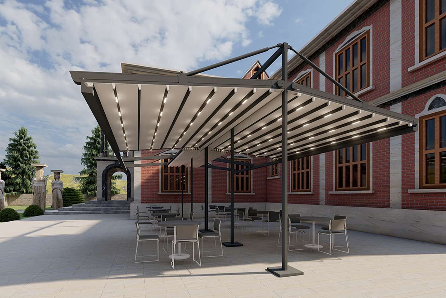 Aversa Pergola Tente Sistemleri
